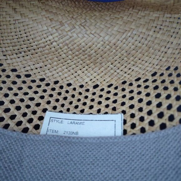 Bullhide by Montecarlo Straw Cowboy Hat with Stylish Suede Band - Picture 6 of 11